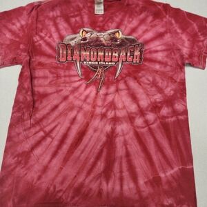 Diamondback Red Tie-Dye Men's Tee